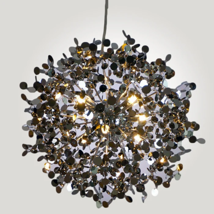 Люстра Tezani Argent Suspension Pendant lamp 85 chromium D50 ImperiumLoft