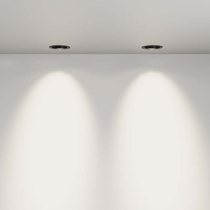 Встраиваемый светильник Maytoni Lens DL105-12W4K-B