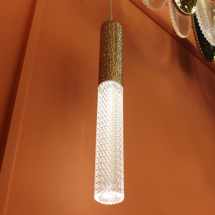 Подвесной светильник Cloyd FAGOTT P1 / выс. 38 см - золото (арт.10669)