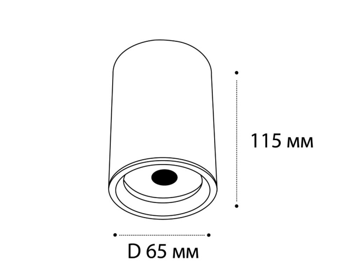 Светильник накладной Italline M02-65115 black