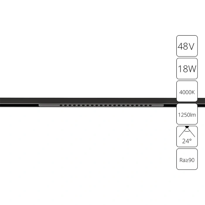 Магнитный трековый светильник Arte Lamp OPTIMA A7267PL-1BK