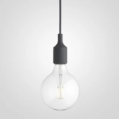 Подвесной светильник Muuto E27 Grey ImperiumLoft