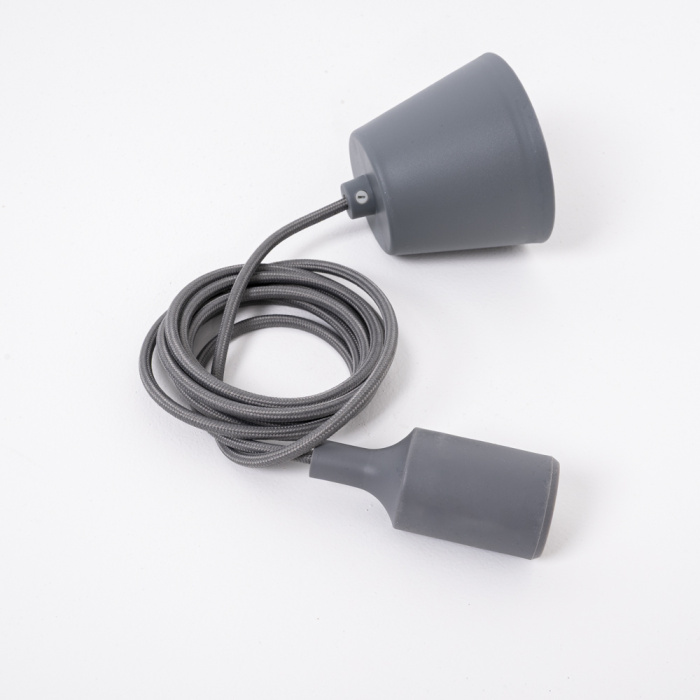 Подвесной светильник Muuto E27 Grey ImperiumLoft