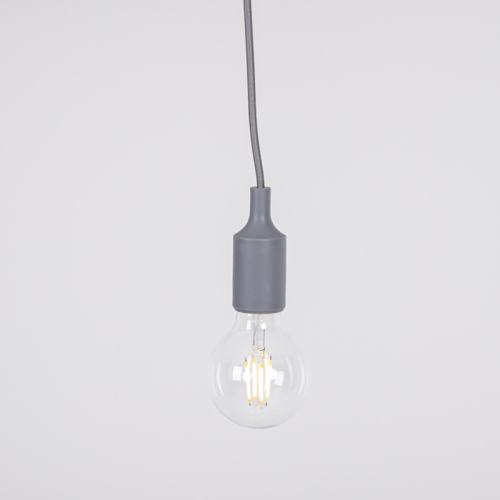 Подвесной светильник Muuto E27 Grey ImperiumLoft