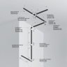 Шинопровод накладной/подвесной Maytoni Busbar trunkings Gravity TRX010-411B