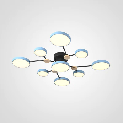 Потолочная люстра GAMMA D98 Blue ImperiumLoft