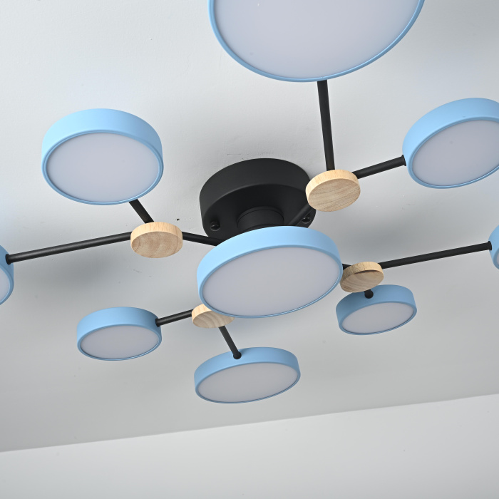 Потолочная люстра GAMMA D98 Blue ImperiumLoft