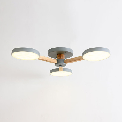 Потолочная люстра TURNA 3 Gray ImperiumLoft