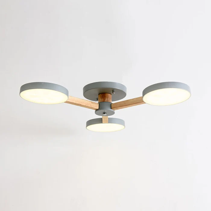 Потолочная люстра TURNA 3 Gray ImperiumLoft