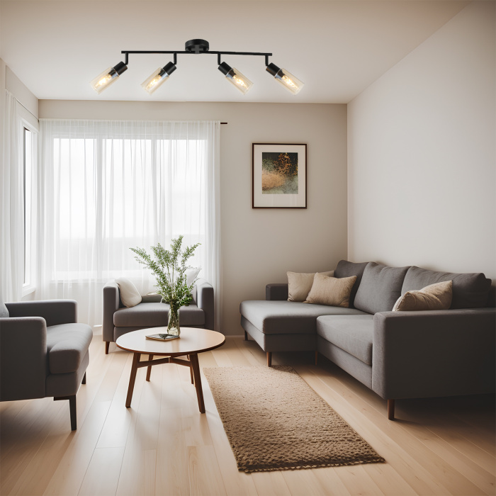 Настенно-потолочный светильник SECTOR ESCADA 10172/4 Amber