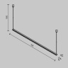 Трековый светильник Maytoni Points TR169-1-52W3K-M-B