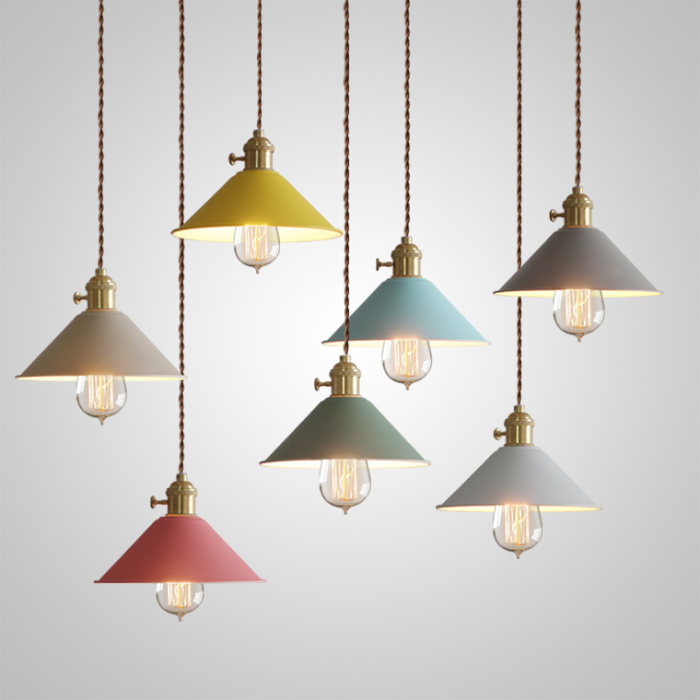 Светильник подвесной BRAID голубой ImperiumLoft