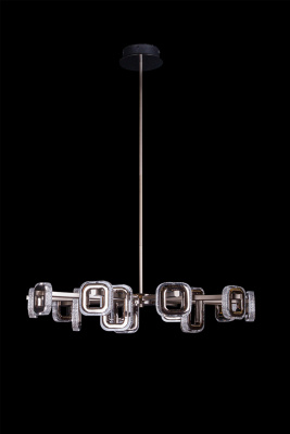 Люстра на штанге Leon Theona LE7701/15 Grey/Black Chrome