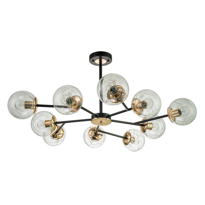 Потолочная люстра на штанге MIRACLE ESCADA 1146/10P