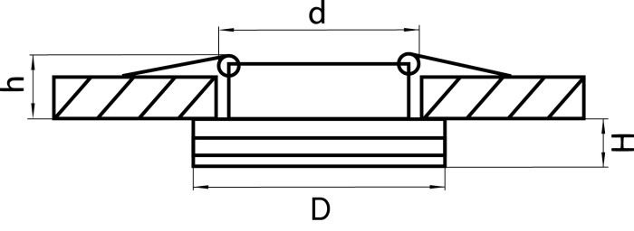 Светильник точечный встраиваемый декоративный со встроенными светодиодами Maturo Lightstar 070262