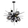 Подвесная люстра Delight Collection Burst 9720P-10S black/smoky