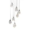 Подвесной светильник Delight Collection Crystal rock MD-020B-7 chrome