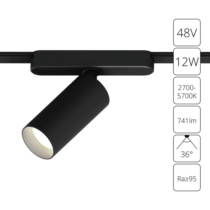 Магнитная трековая система Arte Lamp RAPID A2958PL-1BK