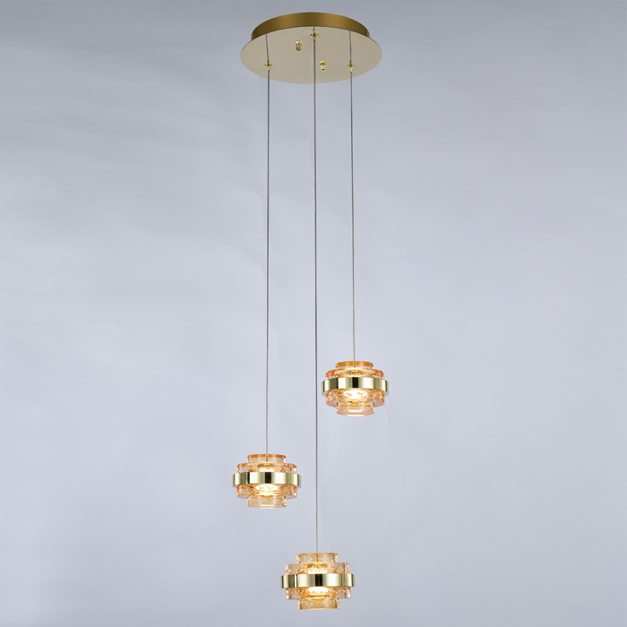 Подвесной светильник Delight Collection Indiana MD22030002-3A gold/champagne