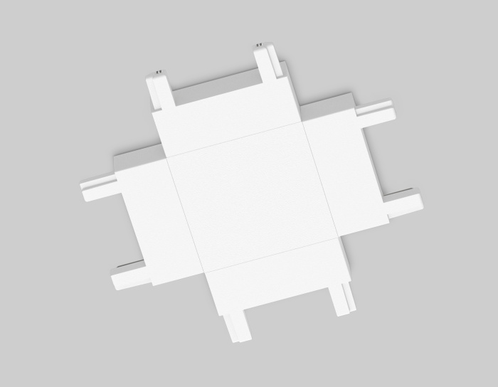 Коннектор X-образный для накладного шинопровода Magnetic Ultra Slim Ambrella light GV1124