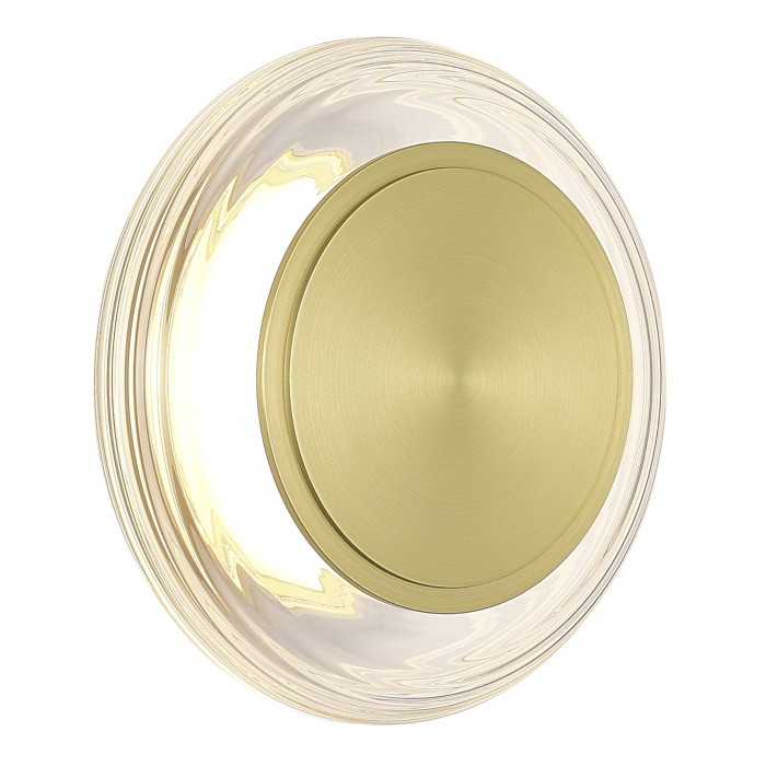 Светильник настенный ST-Luce золото/прозрачный LED 1*7W 3000K SL6239.201.03
