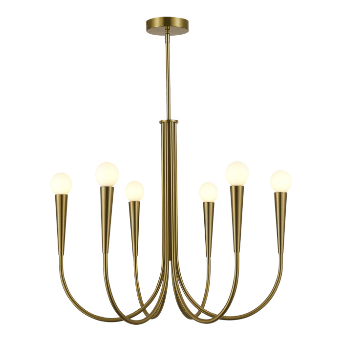 Светильник подвесной ST-Luce Латунь E14 6*60W SL1243.303.06