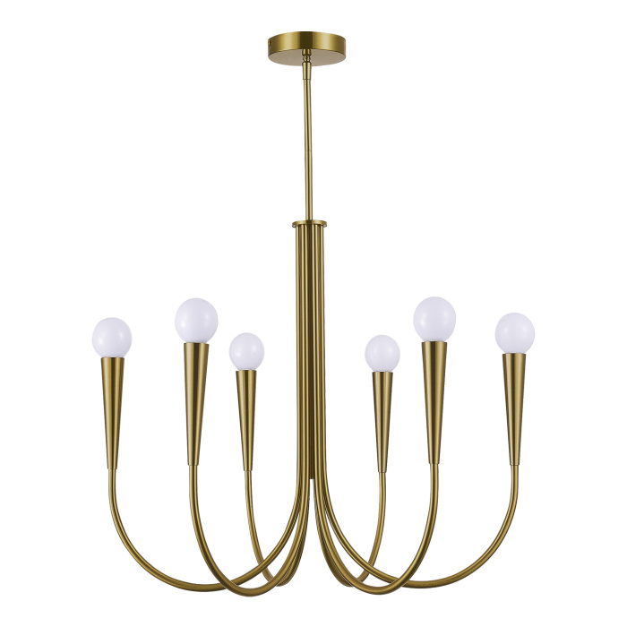 Светильник подвесной ST-Luce Латунь E14 6*60W SL1243.303.06