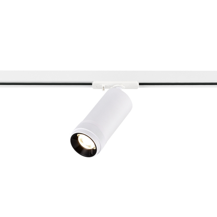 Светильник трековый Zoom Белый LED 1*20W 4000K 1 800Lm Ra 10-55° IP20 D65xH145 220V ST385.546.20