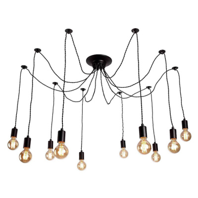 Подвесной светильник паук Arte Lamp 76 A9184SP-10BK