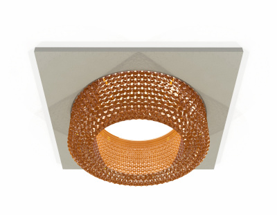 Комплект встраиваемого светильника с композитным хрусталем Ambrella light XC7633024