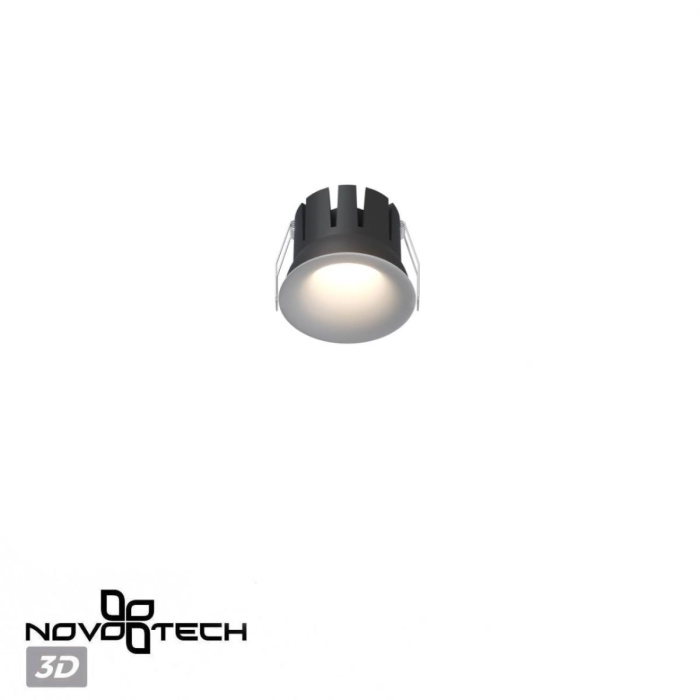 Встраиваемый светильник с переключателем цв. температуры Novotech Wir Eclat 359884
