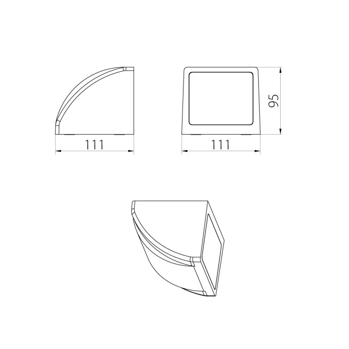 Настенный фонарь Natural Concepts Dwell NC-003056-SB