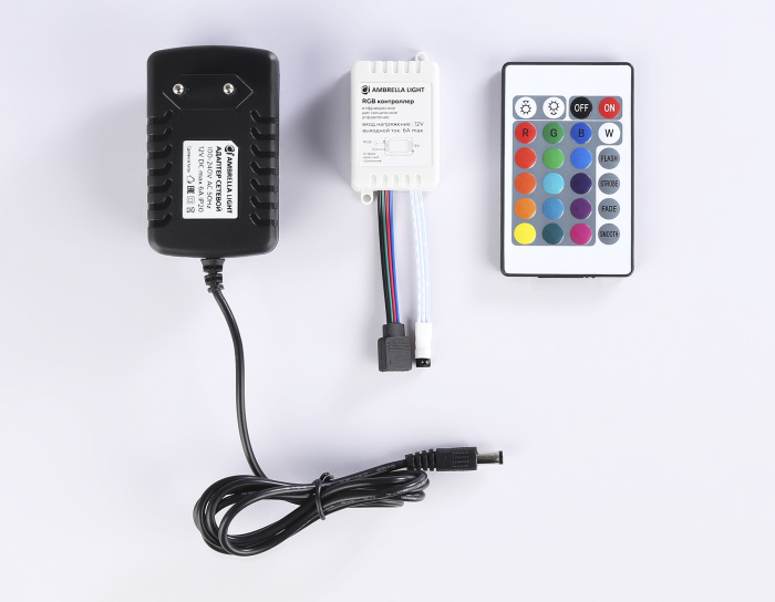 Комплект светодиодной ленты RGB Ambrella Light GS2501 5050 30Led /7.2W m/ 12V IP65 RGB 5m Ambrella light GS2501