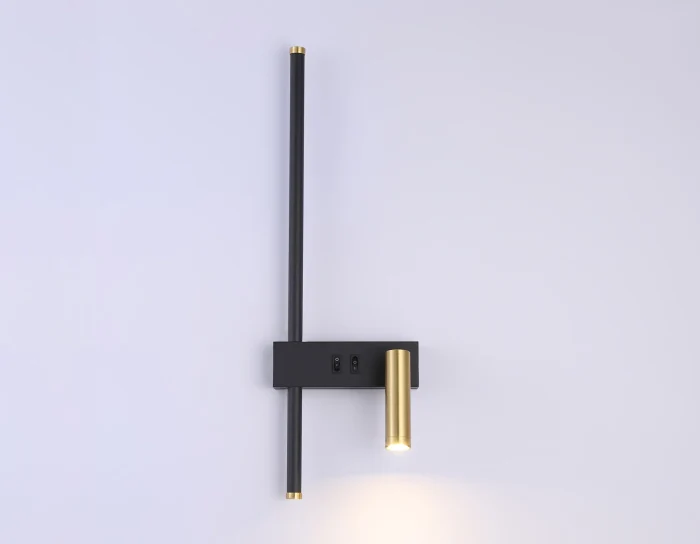 Настенный светодиодный светильник с выключателем на корпусе Ambrella light FL5209