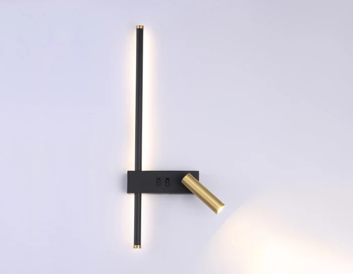 Настенный светодиодный светильник с выключателем на корпусе Ambrella light FL5209