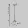 Подвесной светильник Maytoni Basic form MOD521PL-01G1