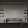 Подвесной светильник Maytoni Basic form MOD521PL-01G1