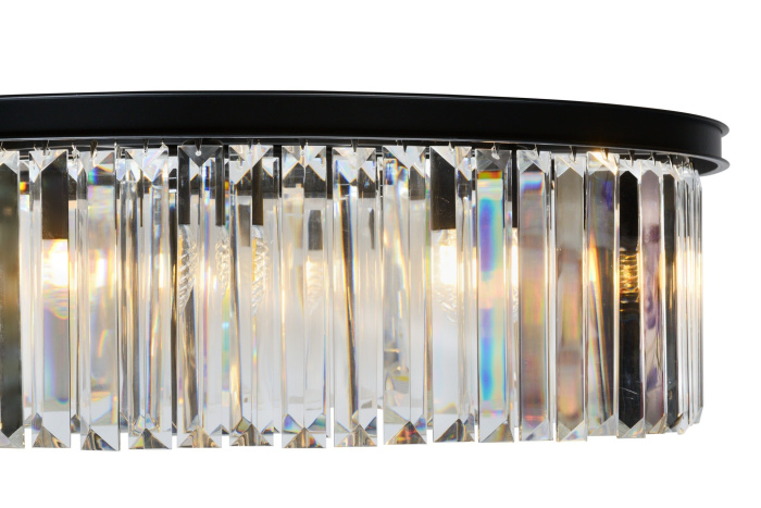 Подвесная люстра iLamp Triumph 6102-800 Черная