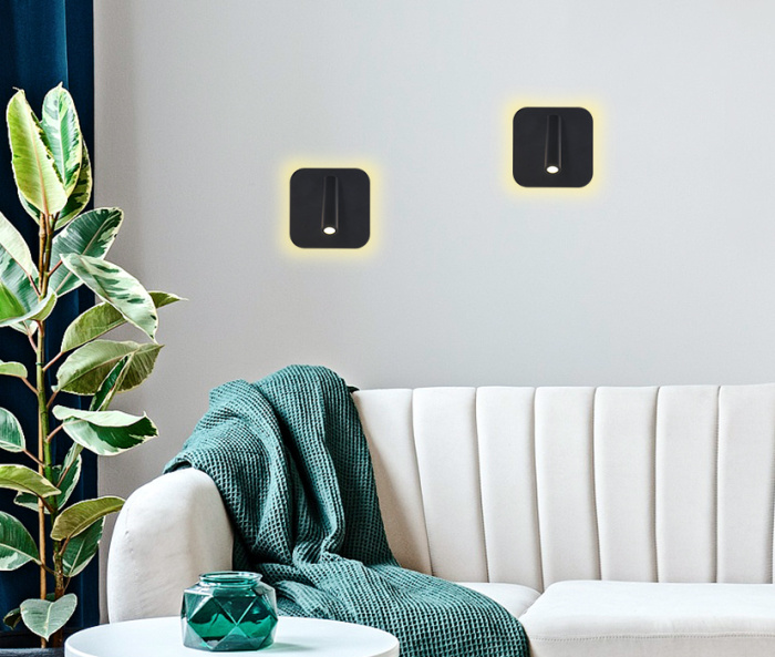 Настенный поворотный светодиодный светильник с выключателем Ambrella light FW253