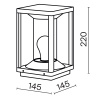 Садово-парковый светильник Maytoni Cell O452FL-01GF