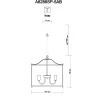 Подвесная люстра Arte Lamp Bruno A8286SP-5AB