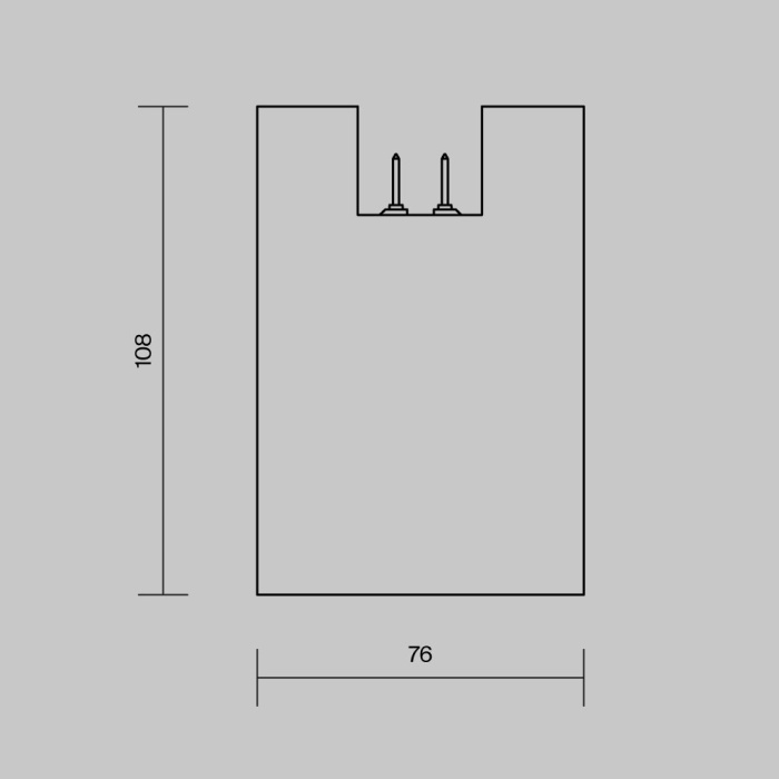 Светильник на шине Maytoni Alfa O-TR01-2-S-16WB3K