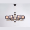 Подвесная люстра с абажуром и хрусталем Ambrella light TR4618