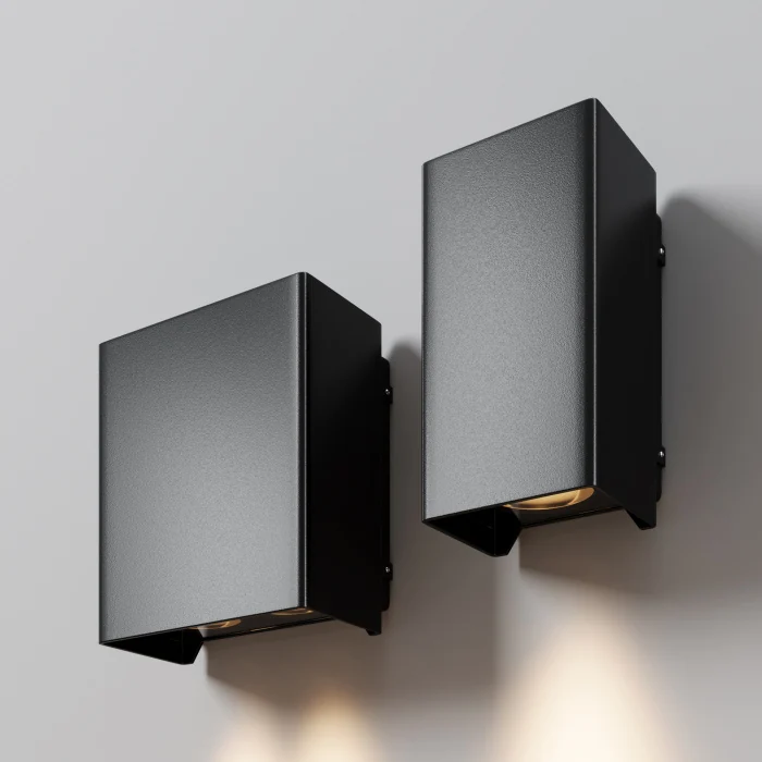 Уличный настенный светильник Maytoni Shell O505WL-L3B3K