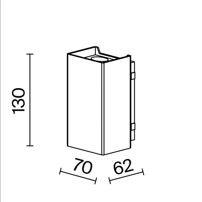 Уличный настенный светильник Maytoni Shell O505WL-L3B3K