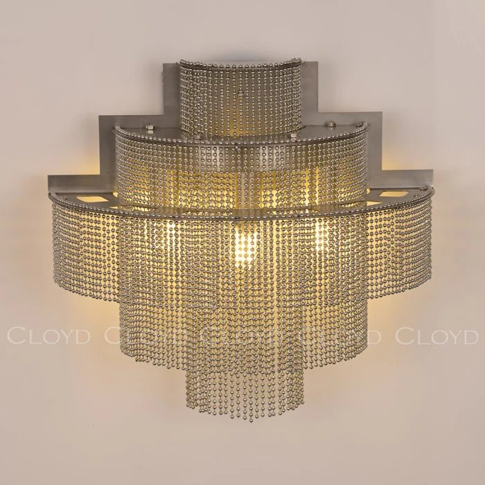 Бра Cloyd ONASSIS W4 / выс. 27 см - хром (арт.20371)