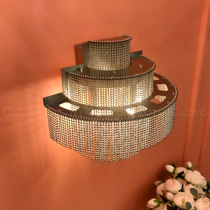 Бра Cloyd ONASSIS W4 / выс. 27 см - хром (арт.20371)