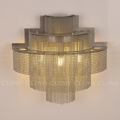 Бра Cloyd ONASSIS W4 / выс. 27 см - хром (арт.20371)