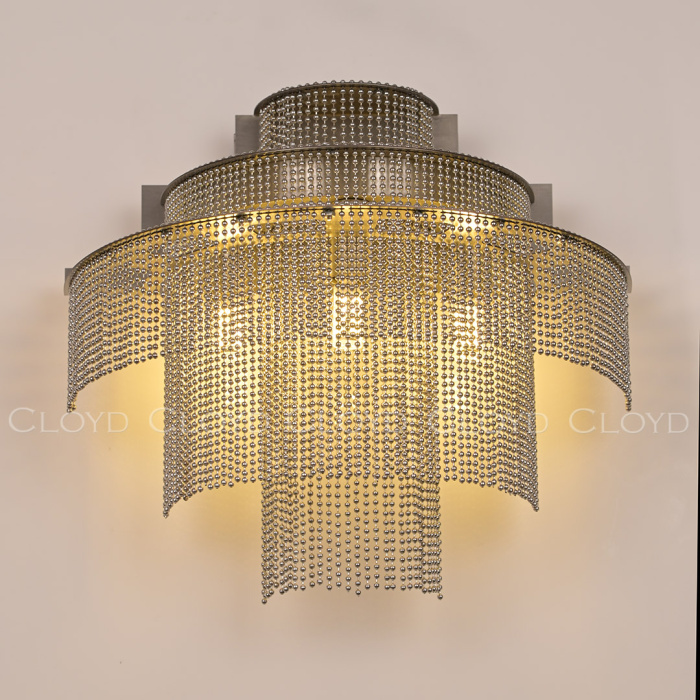 Бра Cloyd ONASSIS W4 / выс. 27 см - хром (арт.20371)