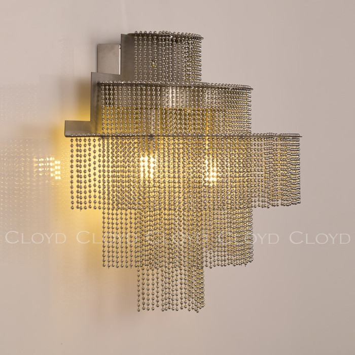 Бра Cloyd ONASSIS W4 / выс. 27 см - хром (арт.20371)